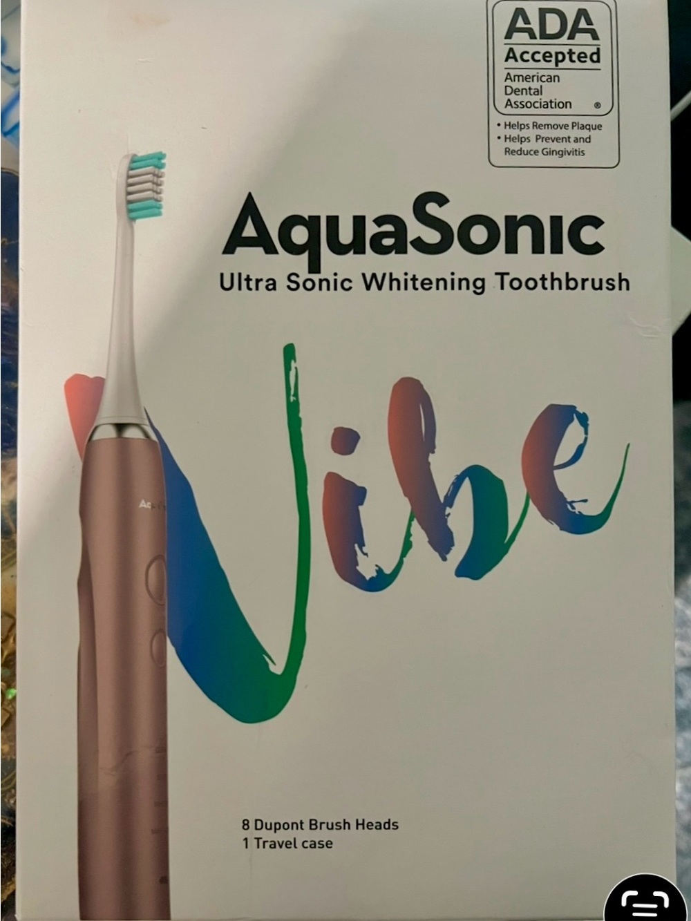 Ultra Sonic Whitening Toothbrush with 8 Brush Heads